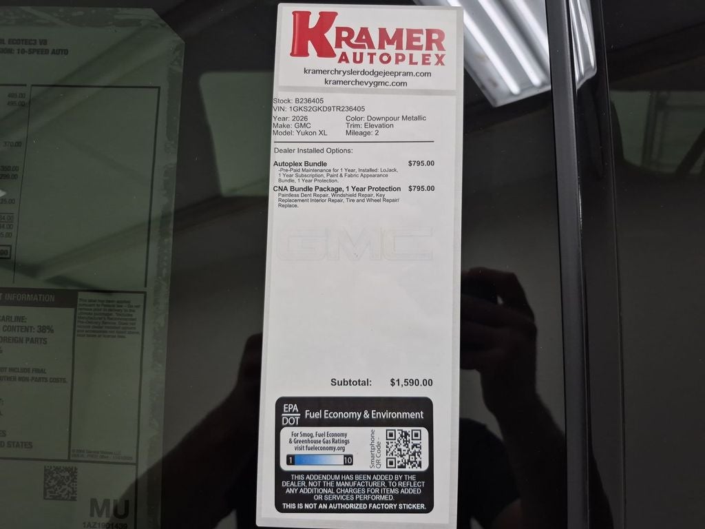2026 GMC Yukon XL Elevation