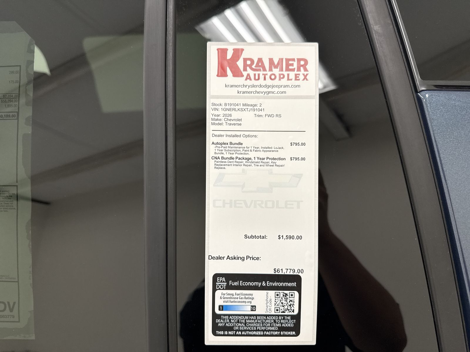 2026 Chevrolet Traverse RS