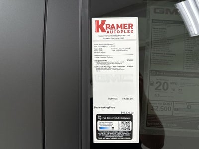 2026 GMC Canyon Elevation