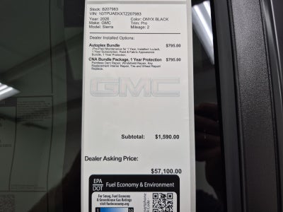 2026 GMC Sierra 1500 Pro