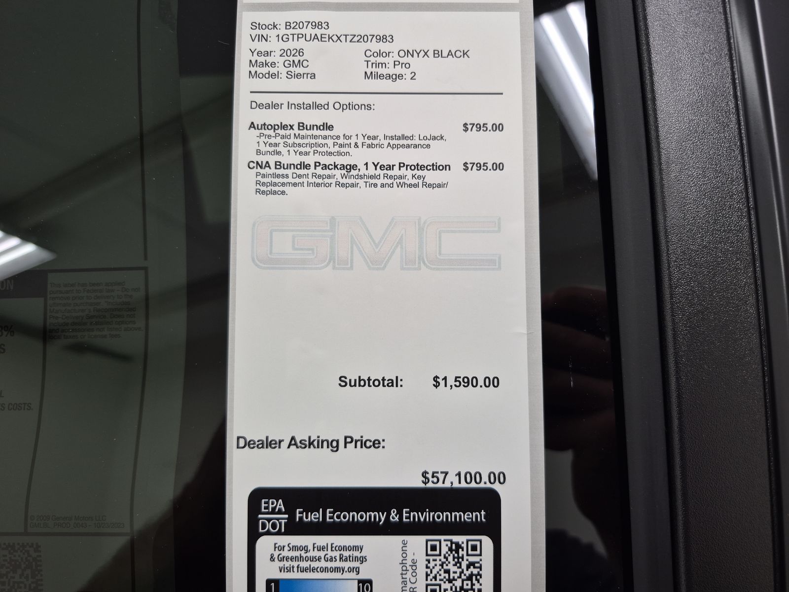 2026 GMC Sierra 1500 Pro