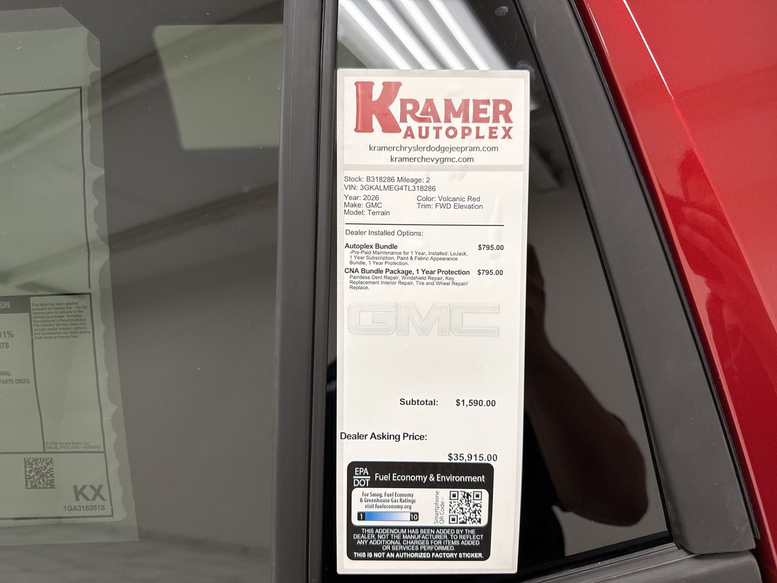 2026 GMC Terrain Elevation