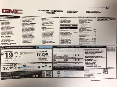 2020 GMC Sierra 1500 Elevation