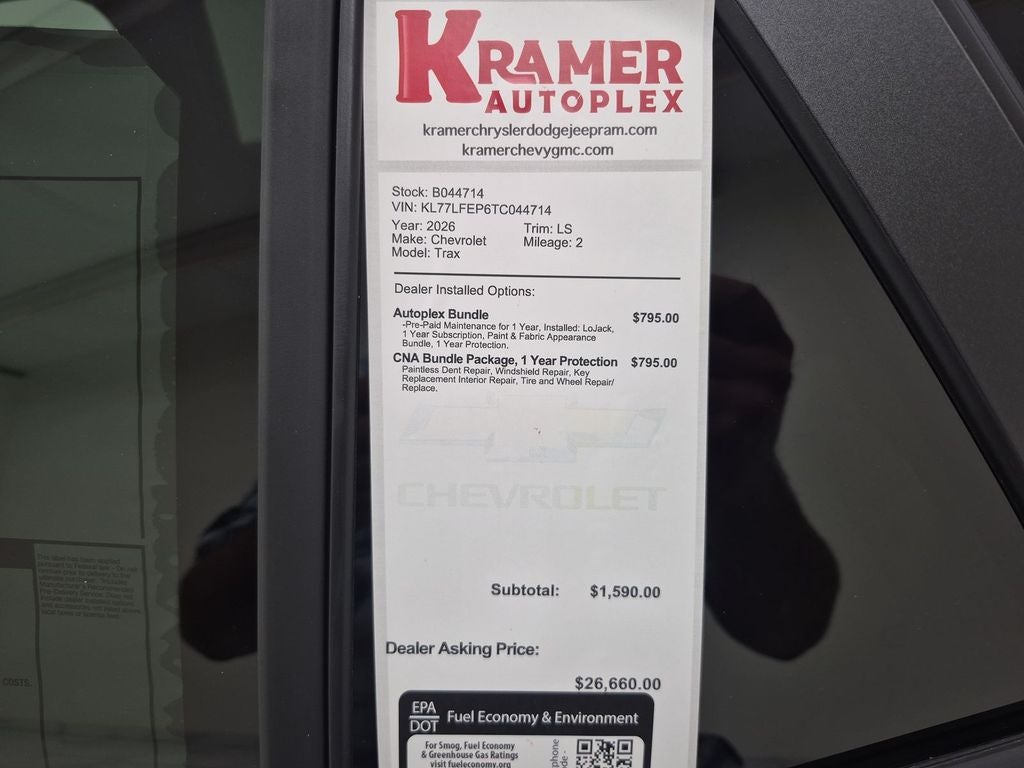 2026 Chevrolet Trax LS