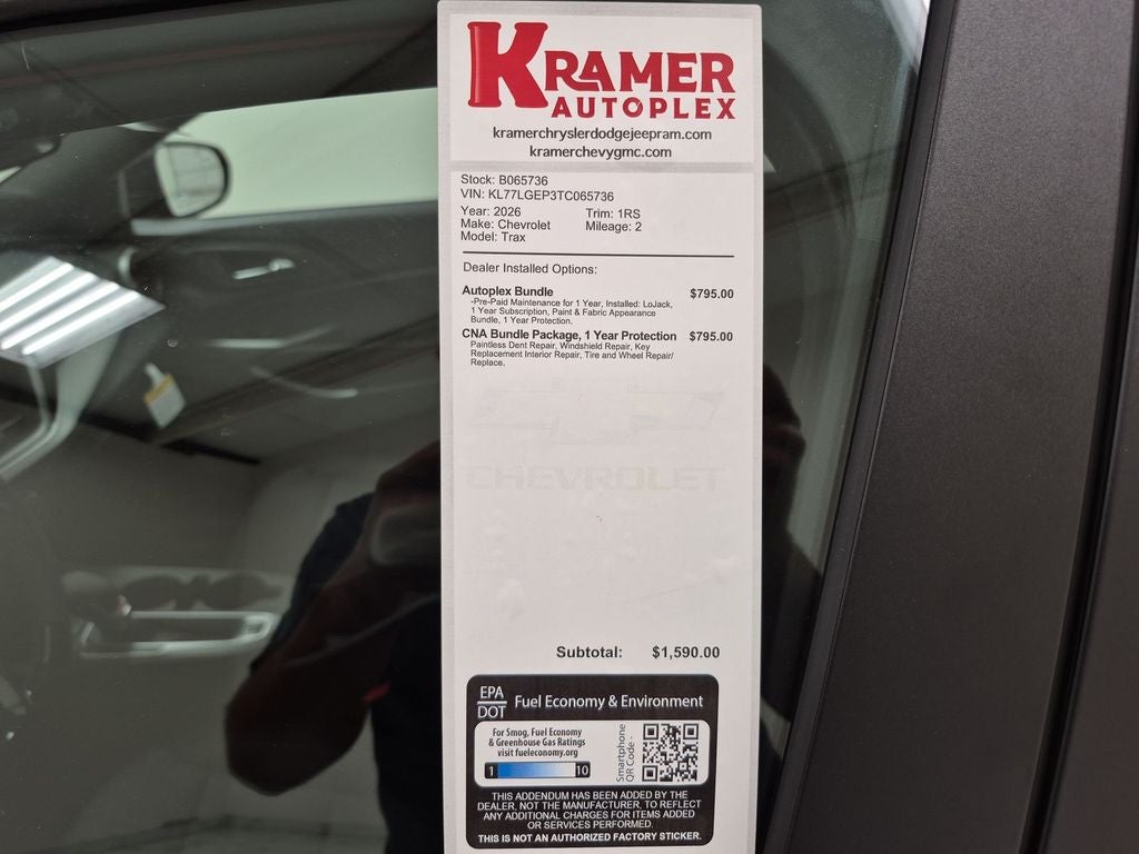 2026 Chevrolet Trax 1RS