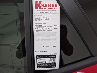 2026 Chevrolet Trax LT