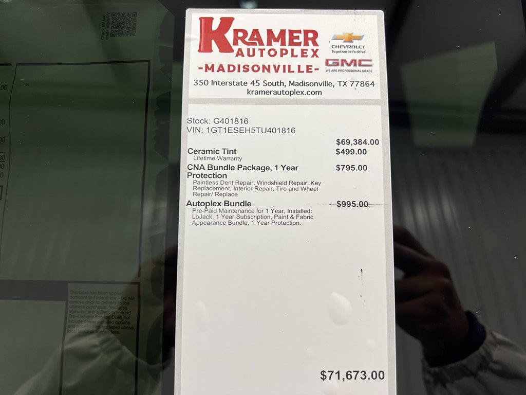 2026 GMC Sierra EV Elevation Standard Range