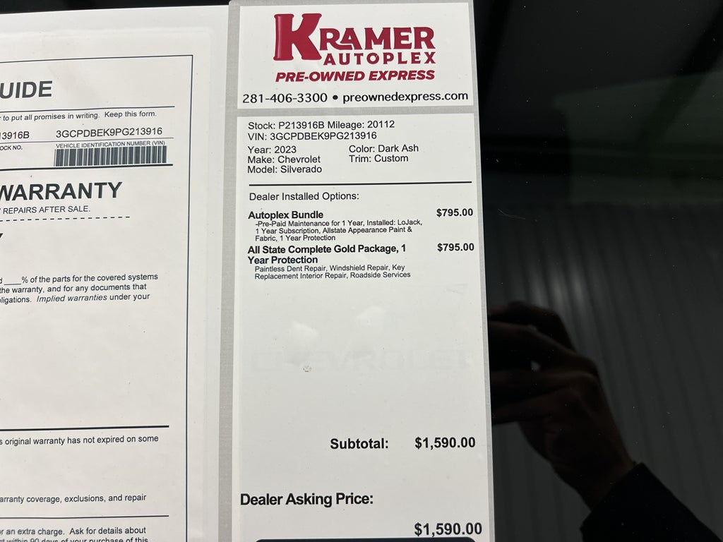 2023 Chevrolet Silverado 1500 Custom