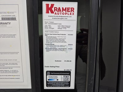 2021 Jeep Wrangler Unlimited Willys