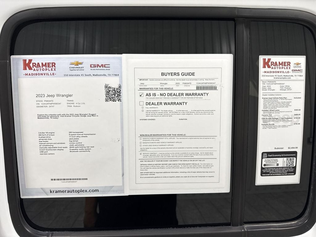 2023 Jeep Wrangler 4-Door Rubicon 4x4