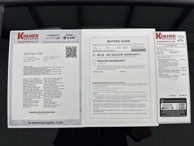 2025 RAM 1500 Lone Star Crew Cab 4x4 5'7' Box