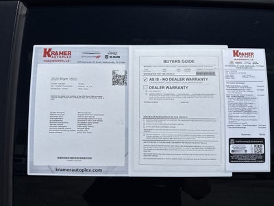2020 RAM 1500 Rebel Crew Cab 4x4 5'7' Box