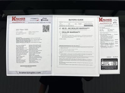 2021 RAM 1500 Laramie Crew Cab 4x4 6'4' Box