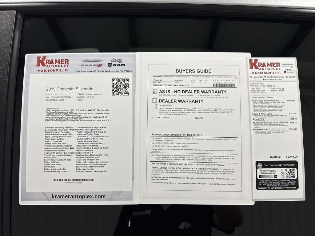 2019 Chevrolet Silverado 1500 LT Trail Boss