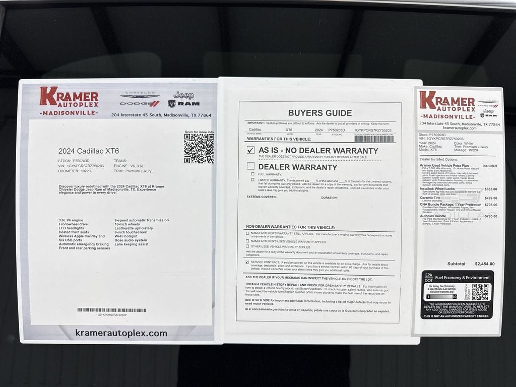 2024 Cadillac XT6 FWD Premium Luxury