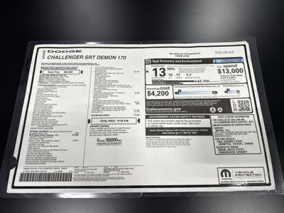 2023 Dodge Challenger SRT Demon
