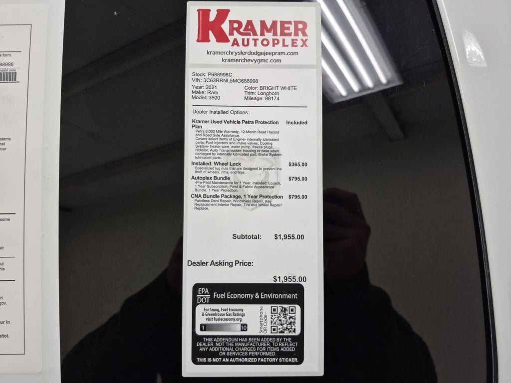 2021 RAM 3500 Longhorn