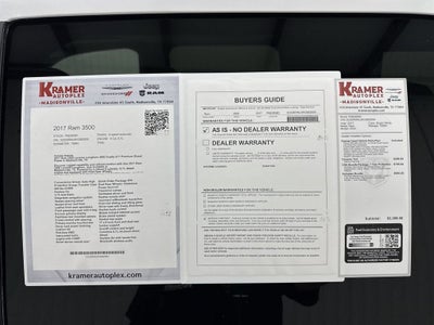 2017 RAM 3500 Laramie Longhorn Mega Cab 4x4 6'4' Box