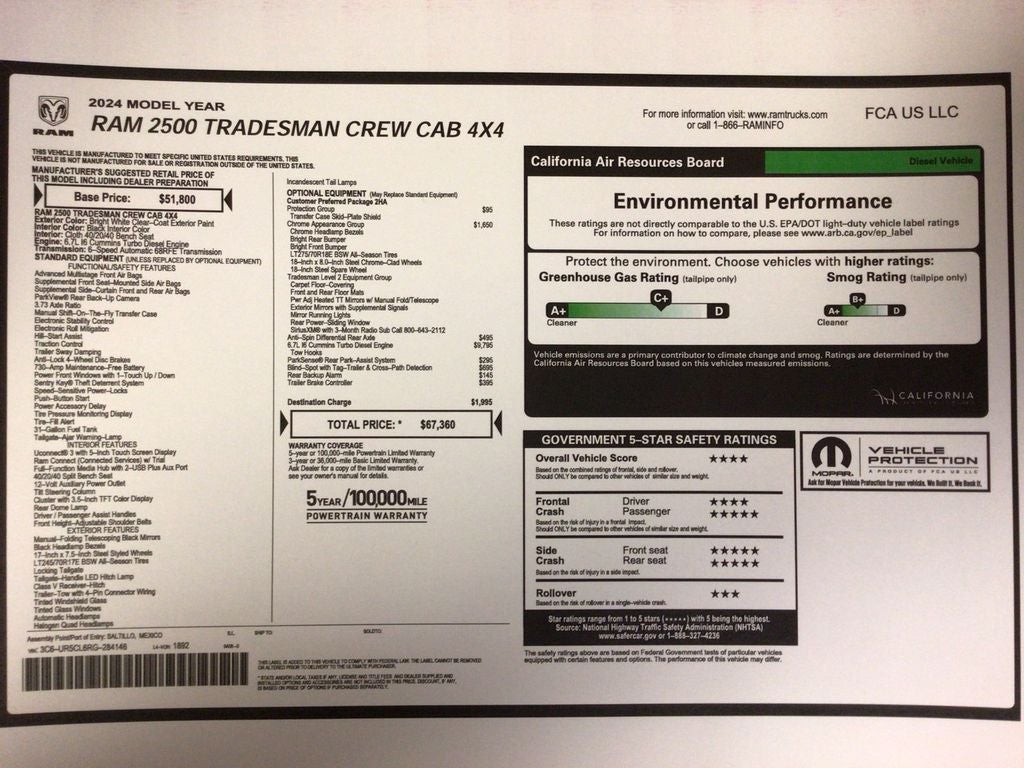 2024 RAM 2500 Tradesman