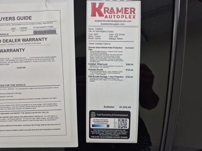 2023 Toyota Camry XSE