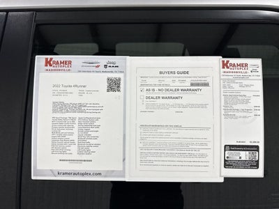 2022 Toyota 4Runner TRD Sport