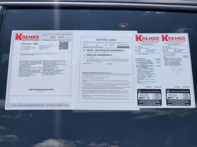 2022 RAM 1500 Lone Star Crew Cab 4x2 6'4" Box