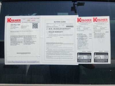 2022 RAM 1500 Lone Star Crew Cab 4x2 6'4" Box