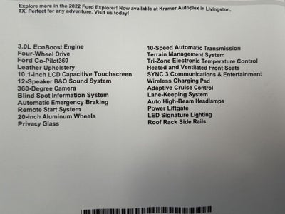 2022 Ford Explorer XLT