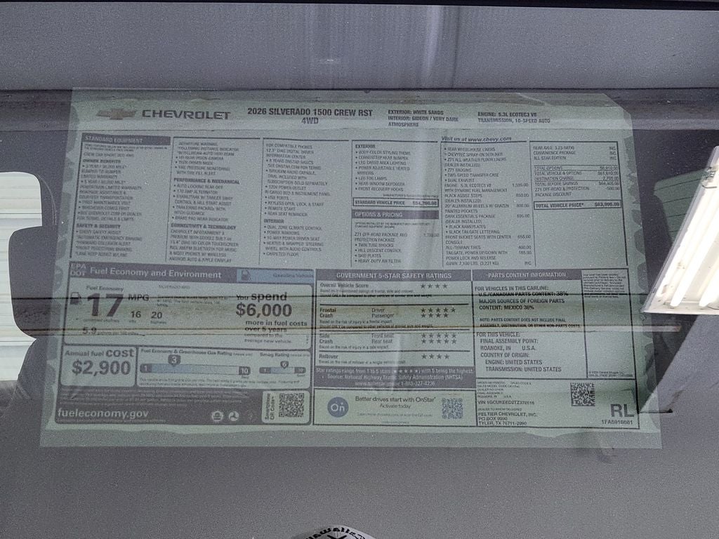 2026 Chevrolet Silverado 1500 RST