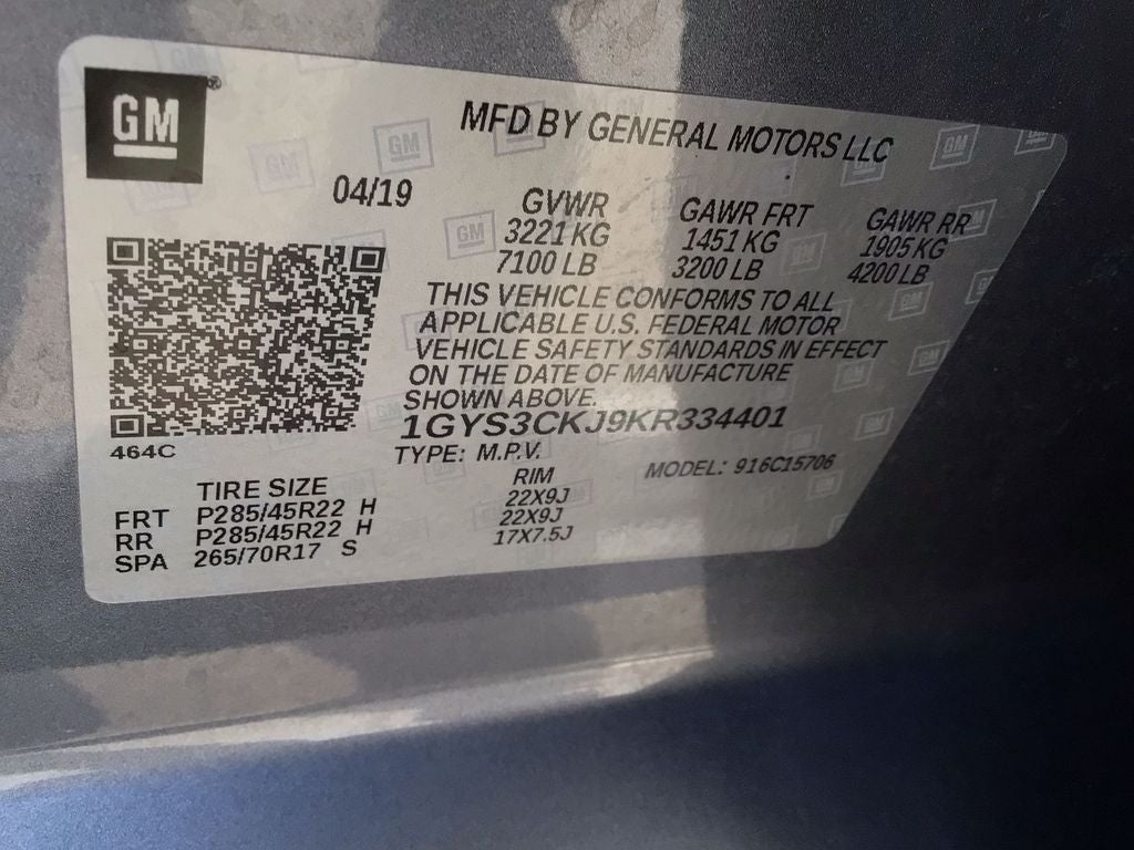 2019 Cadillac Escalade Premium Luxury