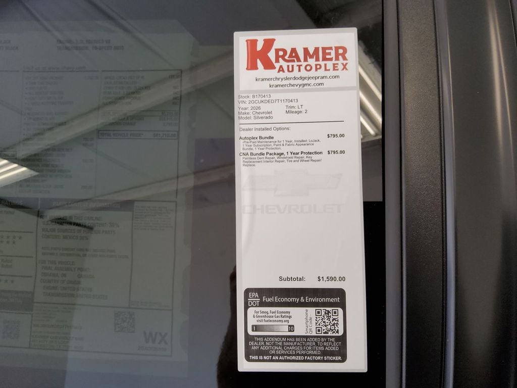 2026 Chevrolet Silverado 1500 LT