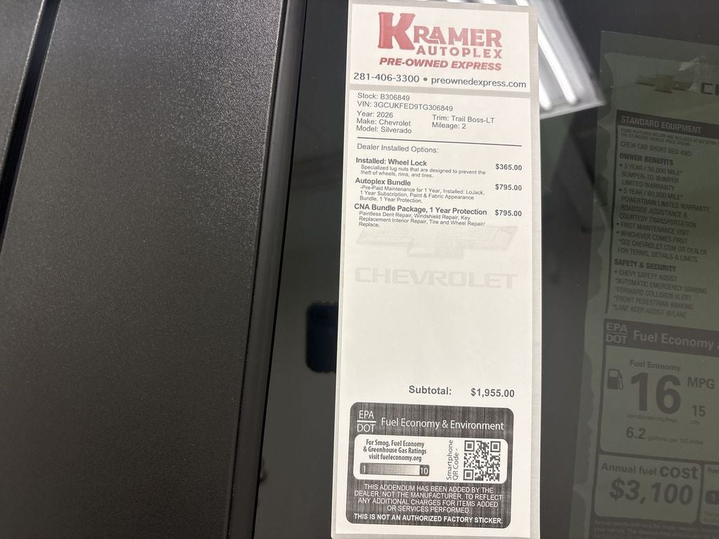 2026 Chevrolet Silverado 1500 LT Trail Boss