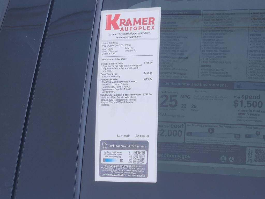 2026 Chevrolet Blazer 2LT