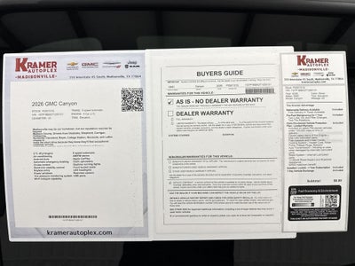 2026 GMC Canyon Elevation