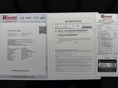 2024 RAM 2500 Laramie Crew Cab 4x4 6'4" Box