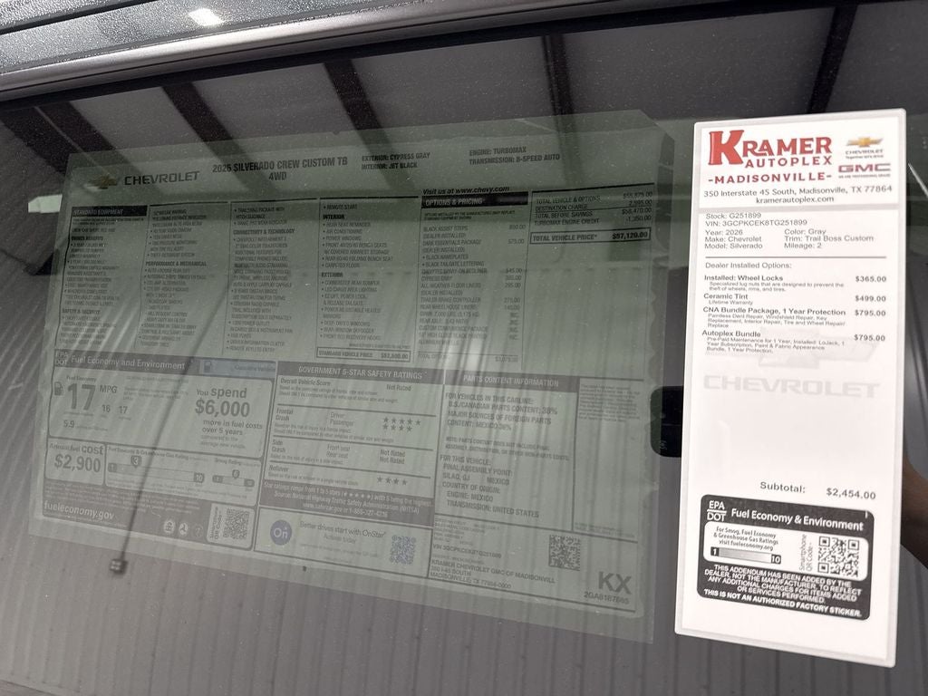 2026 Chevrolet Silverado 1500 Custom Trail Boss