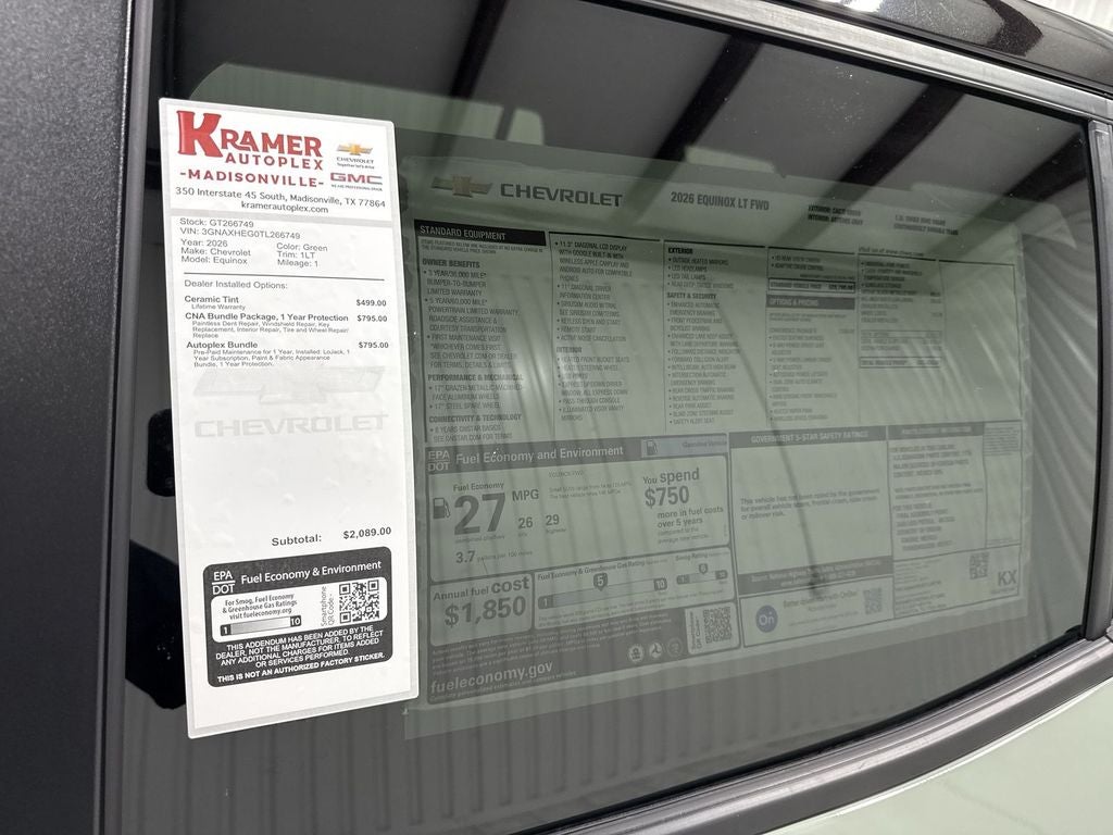 2026 Chevrolet Equinox LT