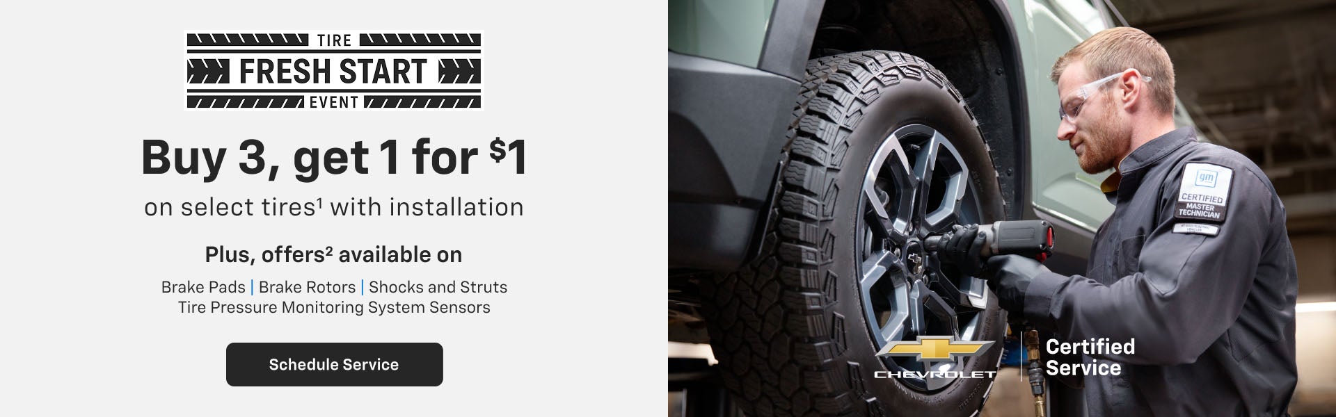 Buy 3 Tires get 1 for $1 at Kramer Chevrolet GMC of Madisonville in MADISONVILLE TX