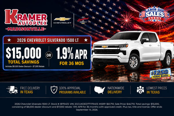 Save $15,000!